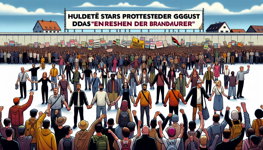 Hunderte Stars protestieren gegen das „Einreißen der Brandmauer“